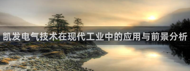 辉达娱乐体育官网注册：凯发电气技术在现代工业中的应用与前景分析