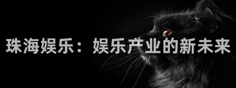 辉达娱乐招商：珠海娱乐：娱乐产业的新未来